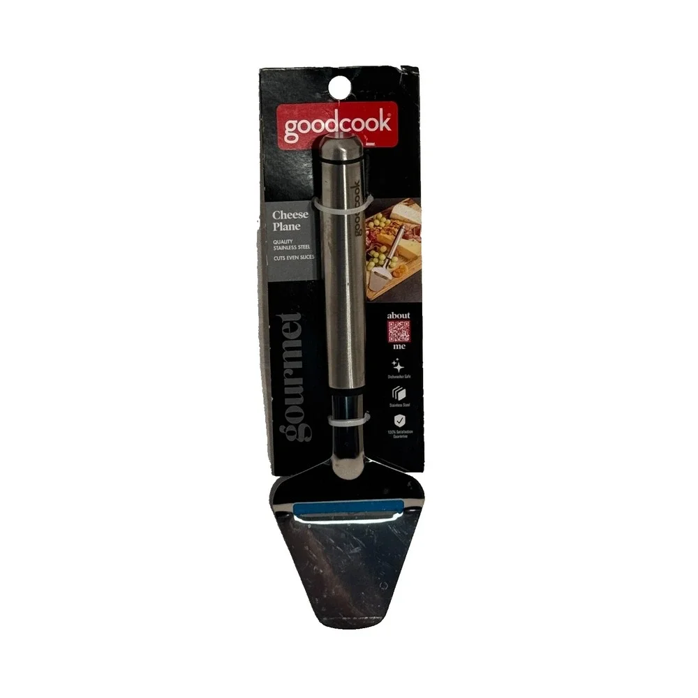 🧀GoodCook Stainless Steel Cheese Plane – Gourmet Series  Dishwasher Safe NEW